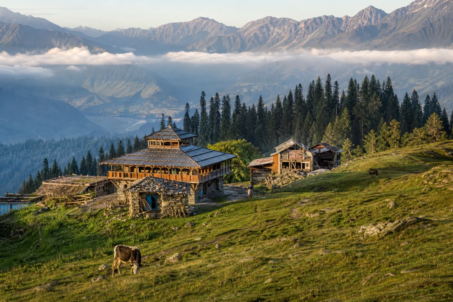 Arang Kel: A Mountain Village Above the Neelum River